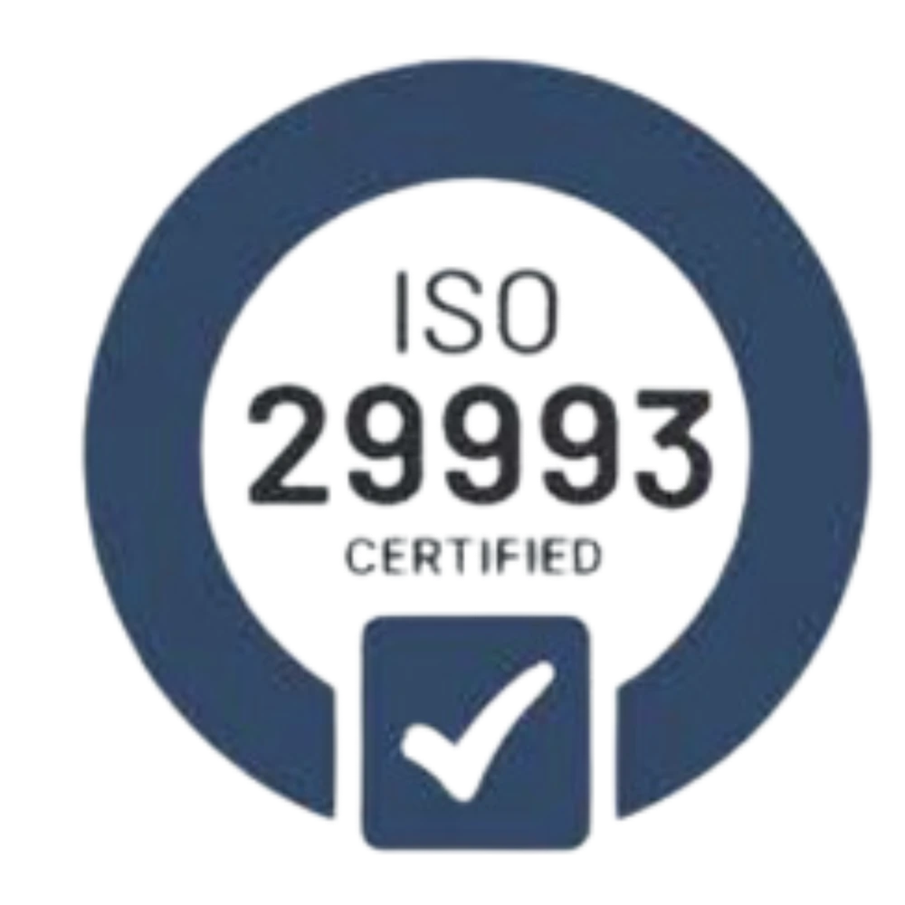 ISO 29993 certification mark