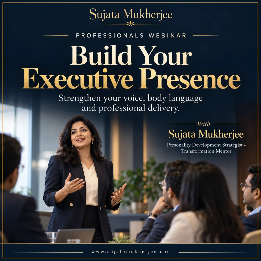 Build Your Executive Presence event creative