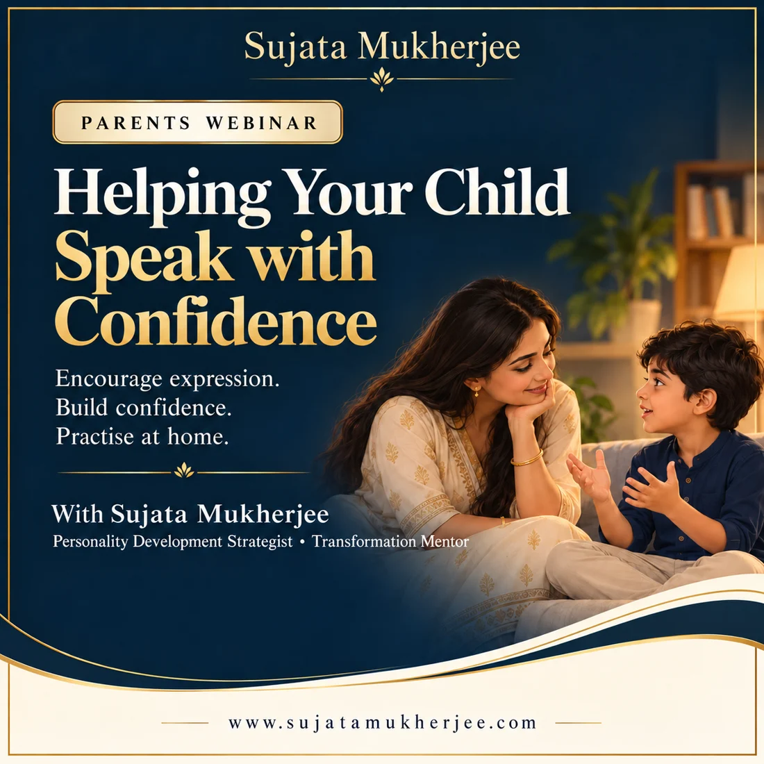 Helping Your Child Speak with Confidence event creative