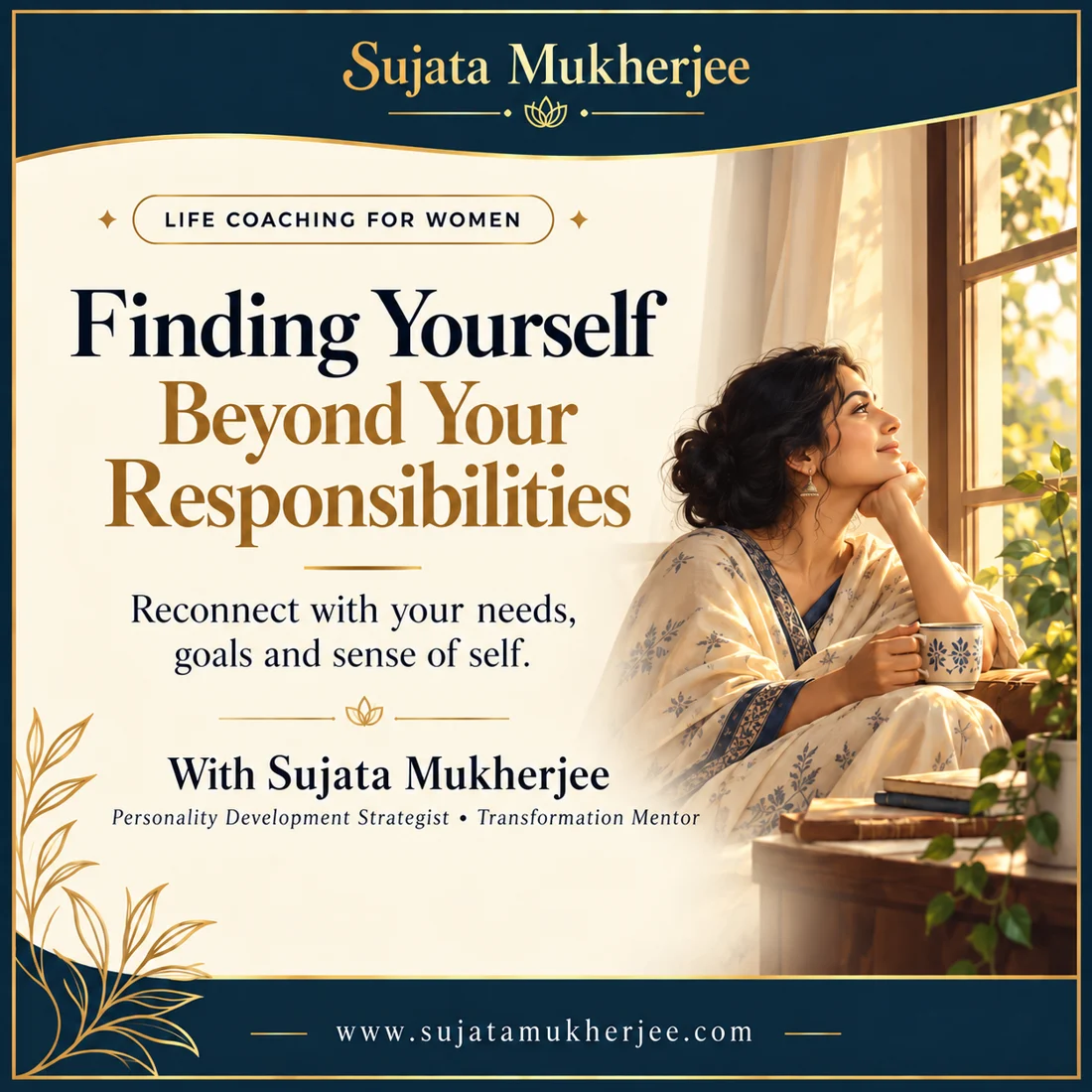 Finding Yourself Beyond Your Responsibilities event creative